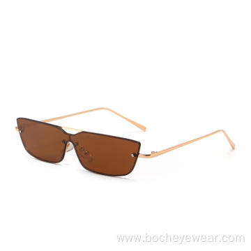 fashion sunglasses one piece metal frame sunglasses wholesale sun glasses